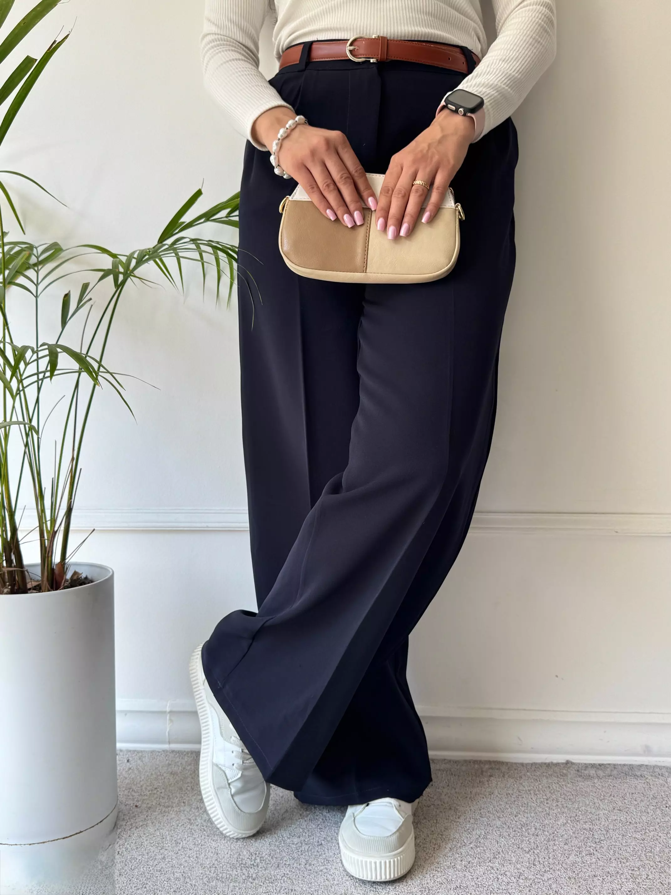 شلوار زنانه کرپ سان بگ